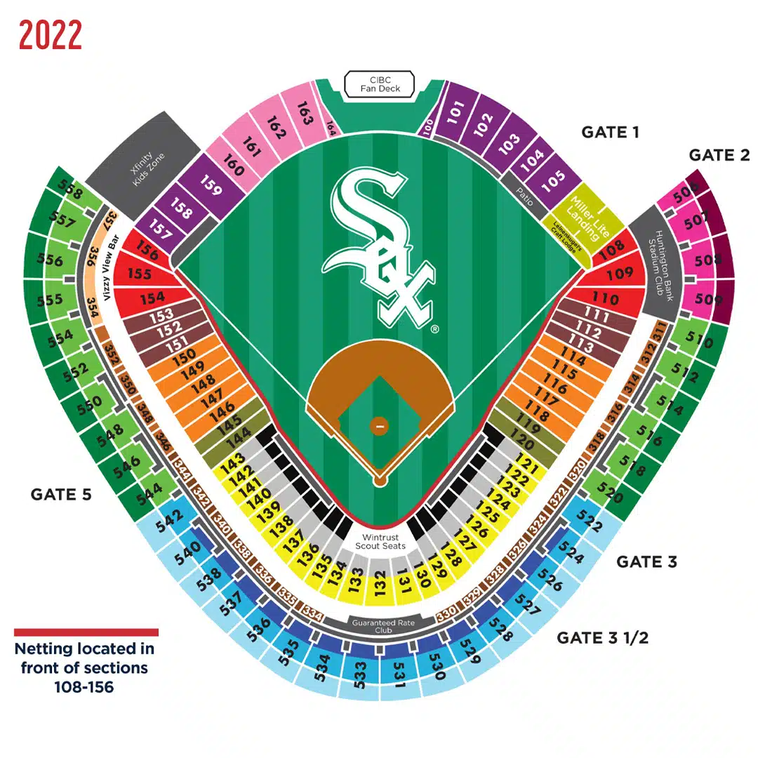 White Sox Update Seating Map For The