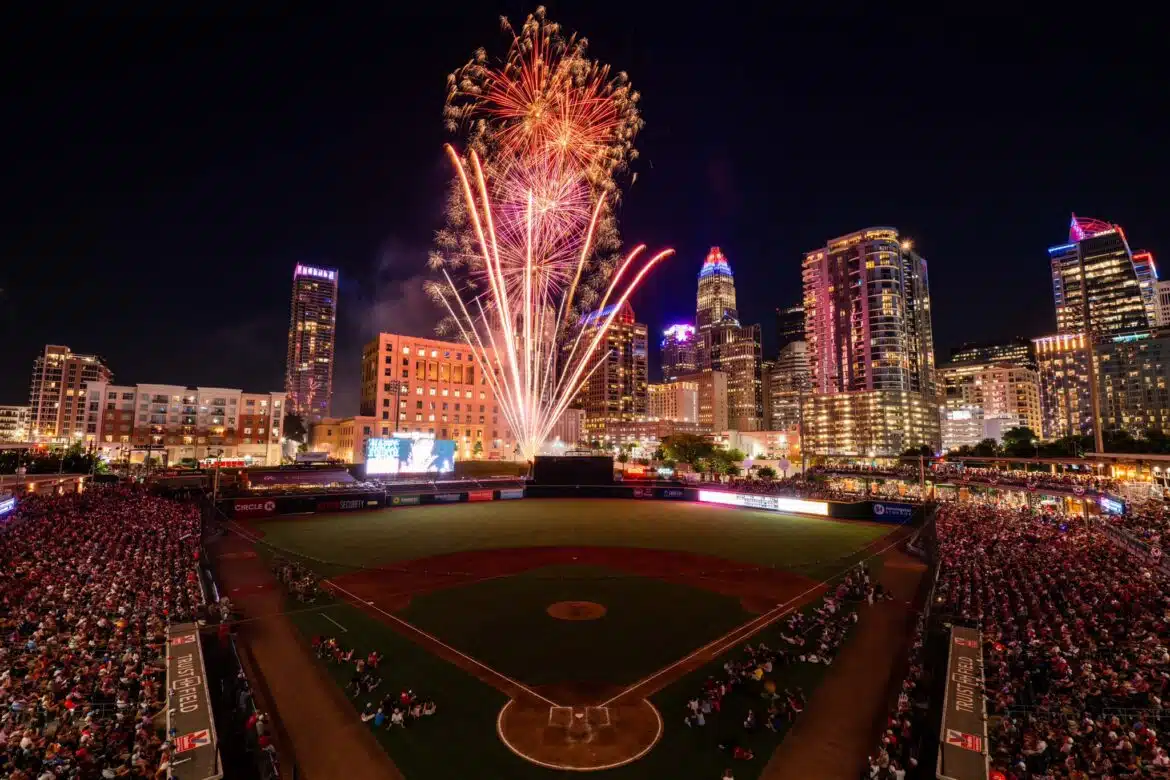 Truist FIeld on 4th of uly